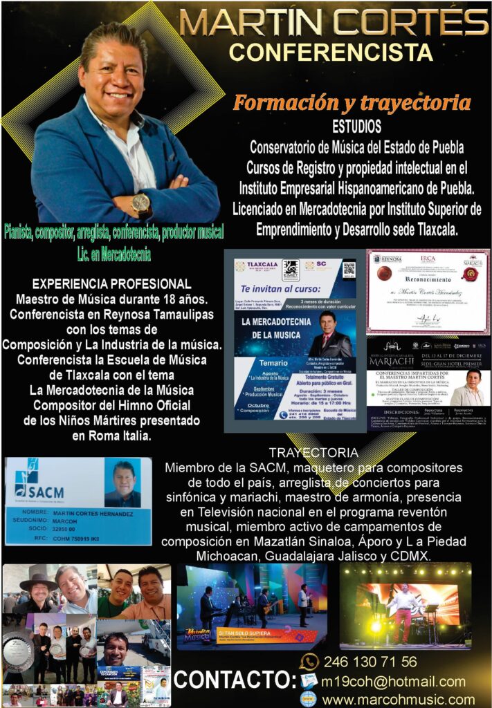 press kit marcoh music